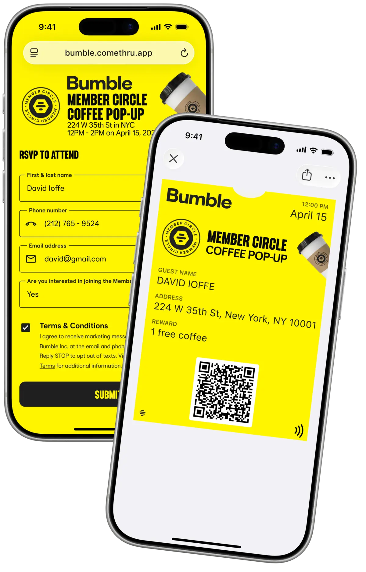 App mockup
