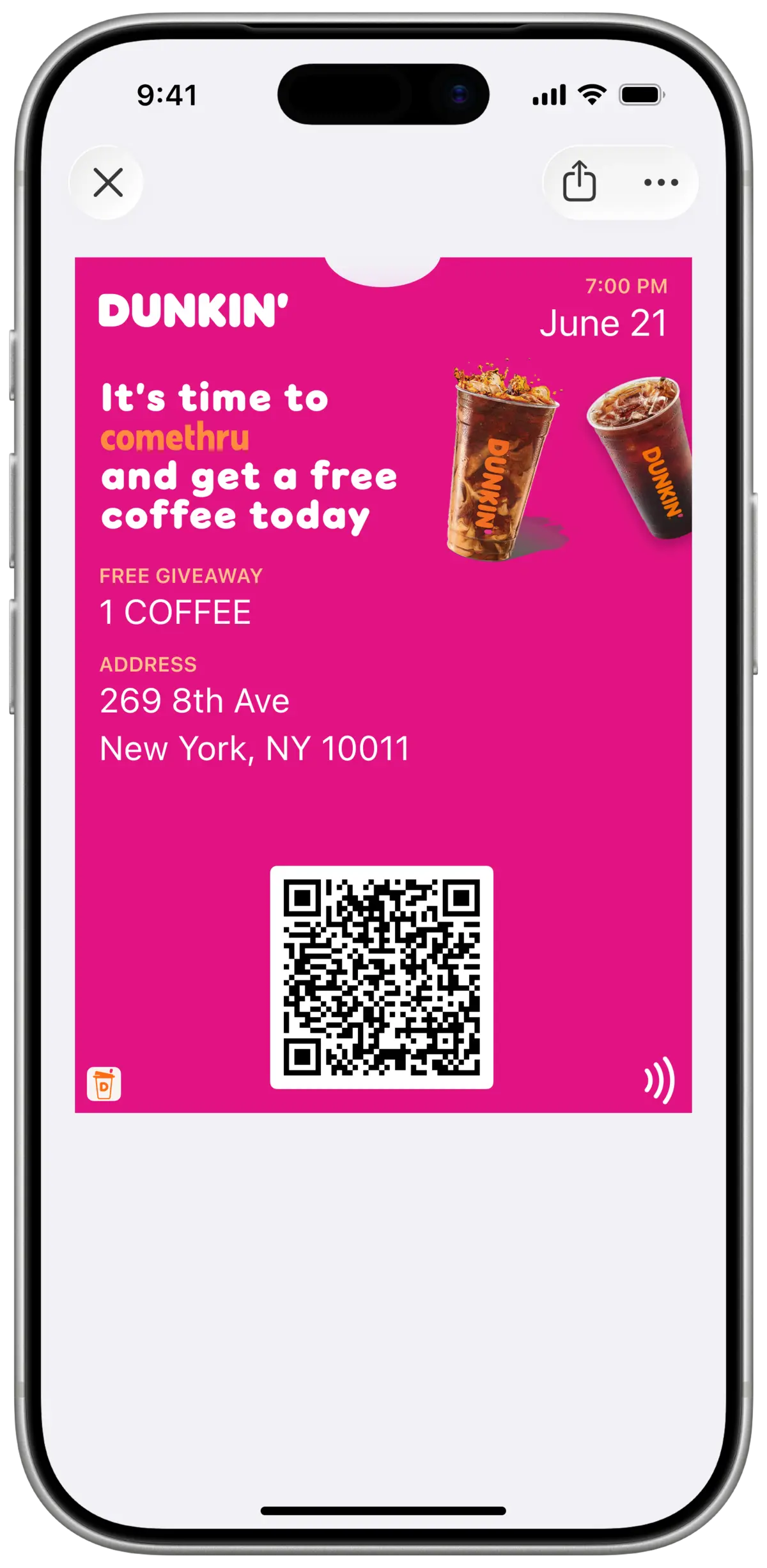 Pop-ups feature